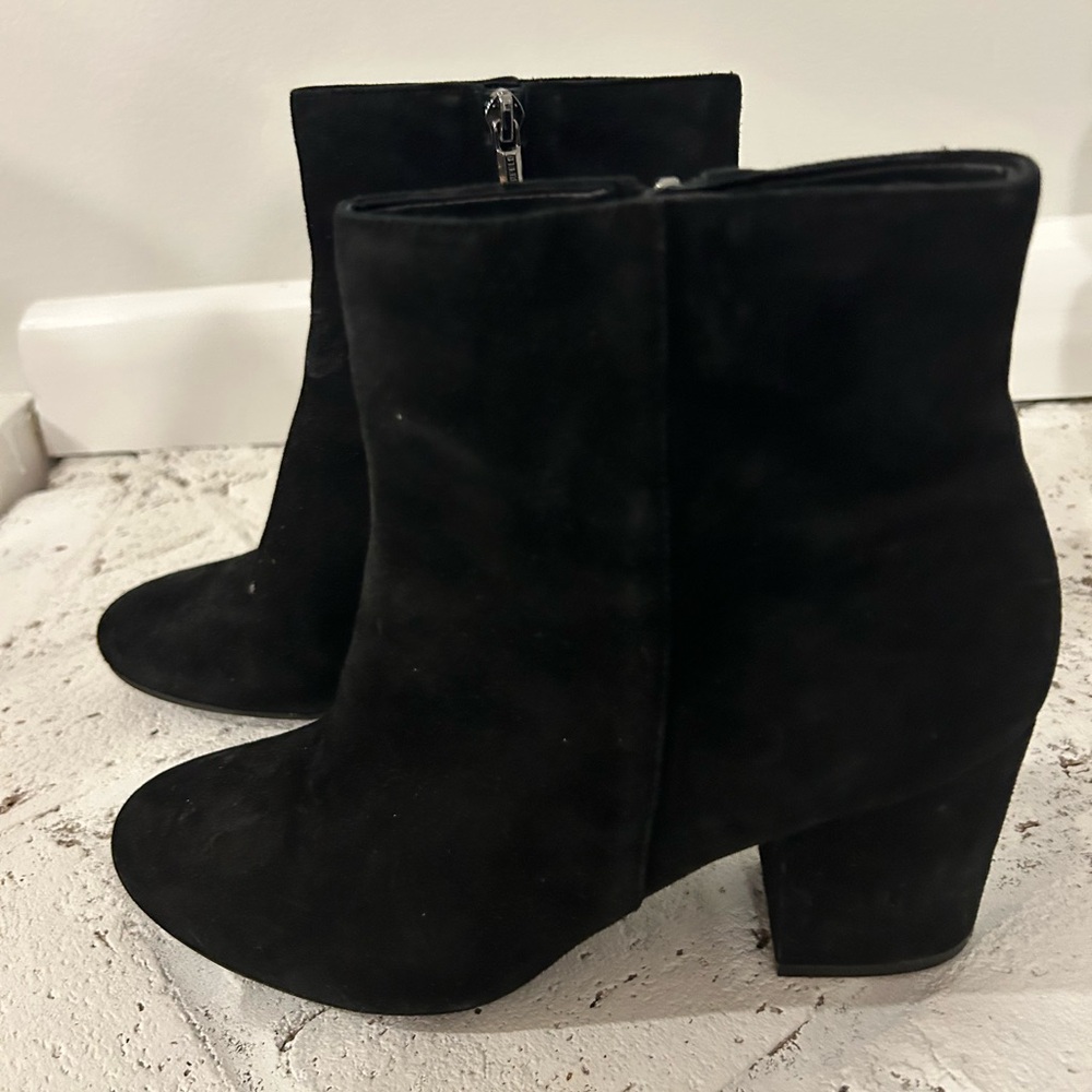 Black Suede Ankle Boots